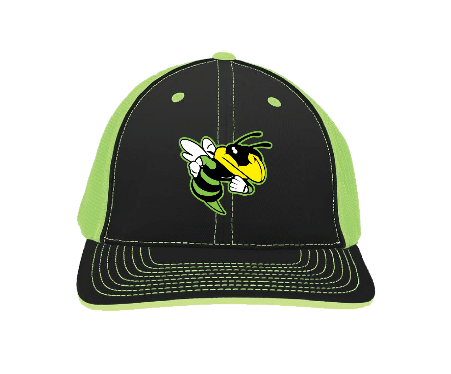 Green Hornets - Fitted Trucker Hat