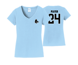 Black Sox Mom - Women's Cotton V neck