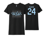 Black Sox Mom - Women's Cotton Crew Neck