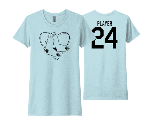 Black Sox Mom - Women's Cotton Crew Neck