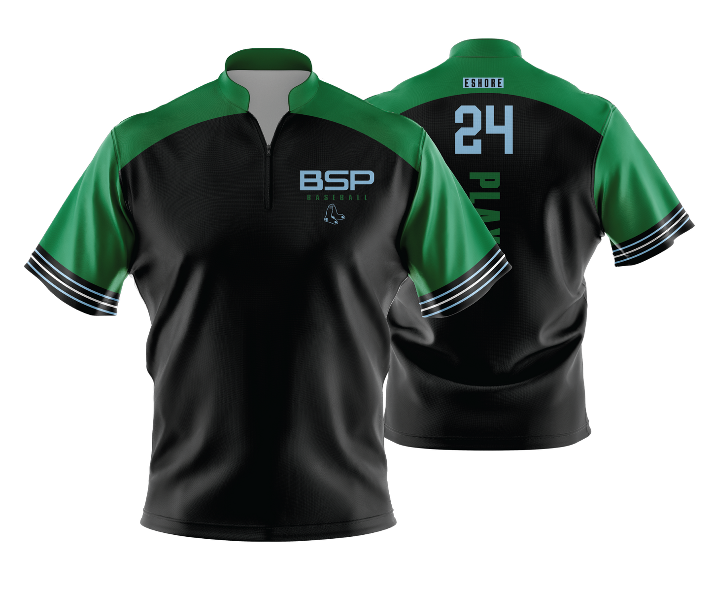 BSP Blacksox - FDS | Unisex Short Sleeve 1/4 Zip BP Jacket