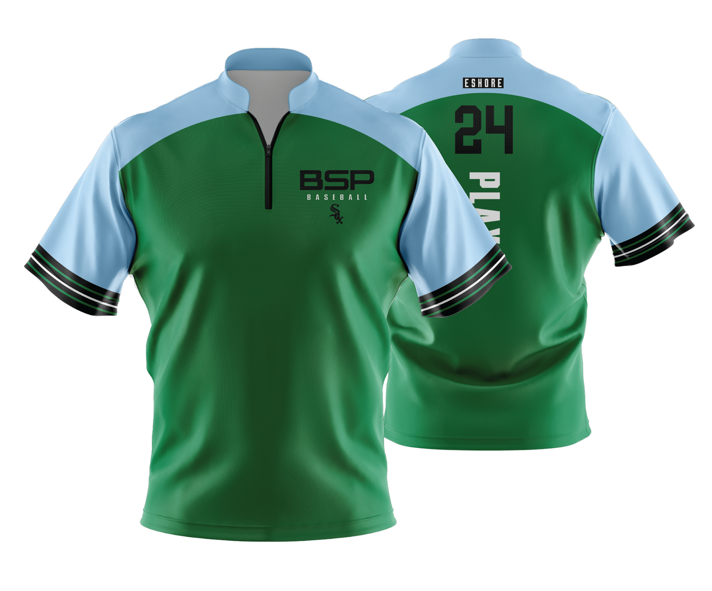 BSP Blacksox - FDS | Unisex Short Sleeve 1/4 Zip BP Jacket