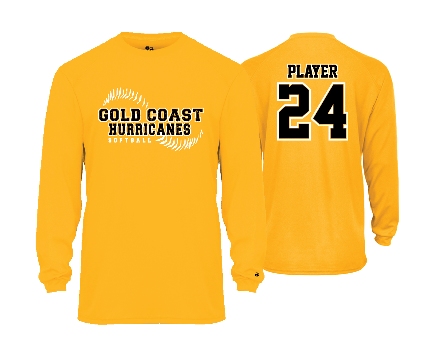 Gold Coast Hurricanes - DTF | Unisex Long Sleeve Performance Tee