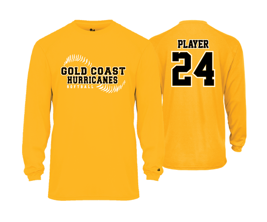 Gold Coast Hurricanes - DTF | Unisex Long Sleeve Performance Tee