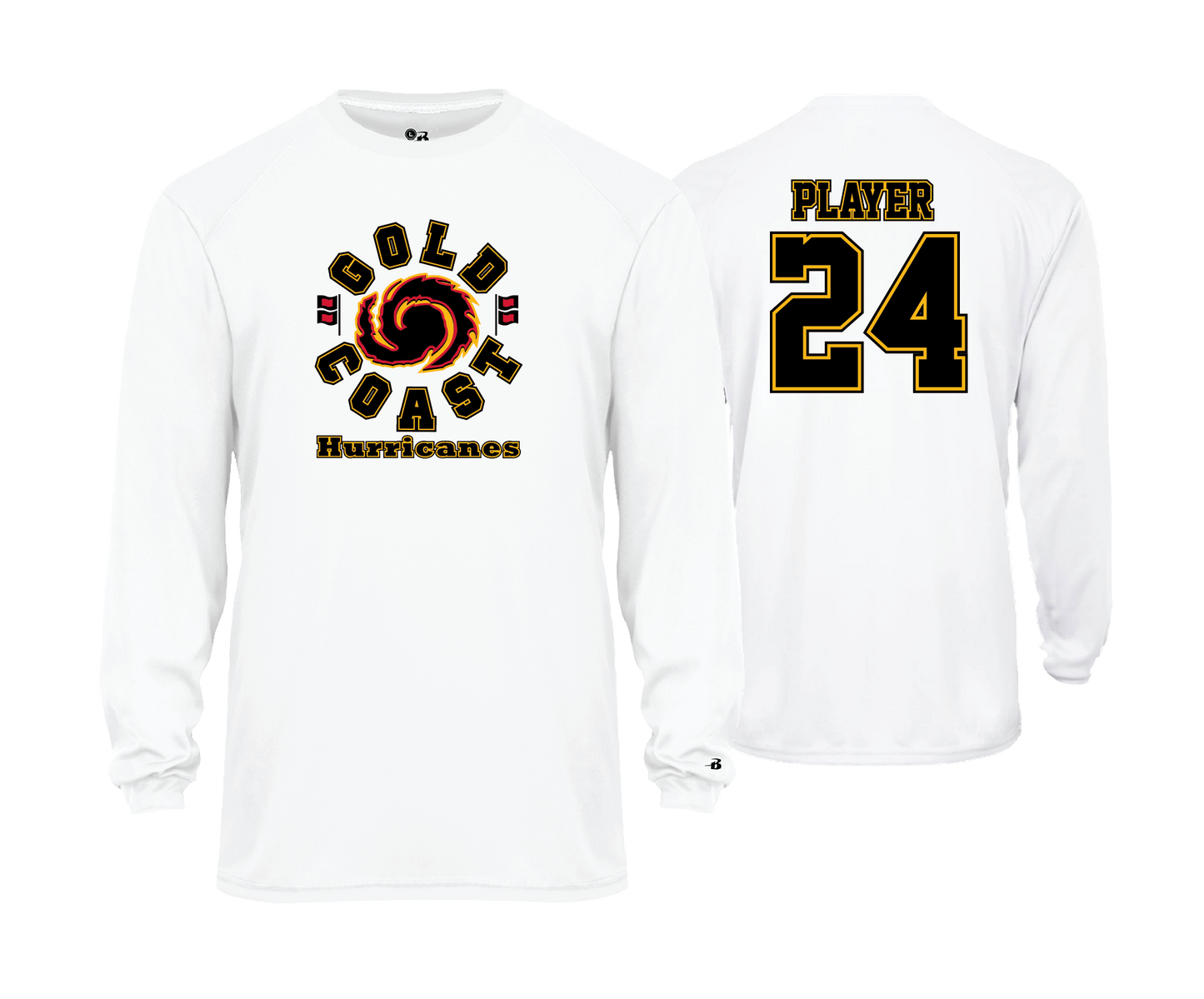 Gold Coast Hurricanes - DTF | Unisex Long Sleeve Performance Tee