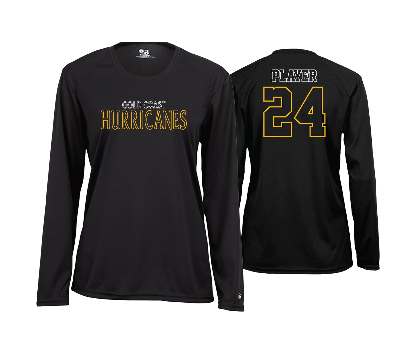 Gold Coast Hurricanes - DTF | Women's Long Sleeve Performance Tee