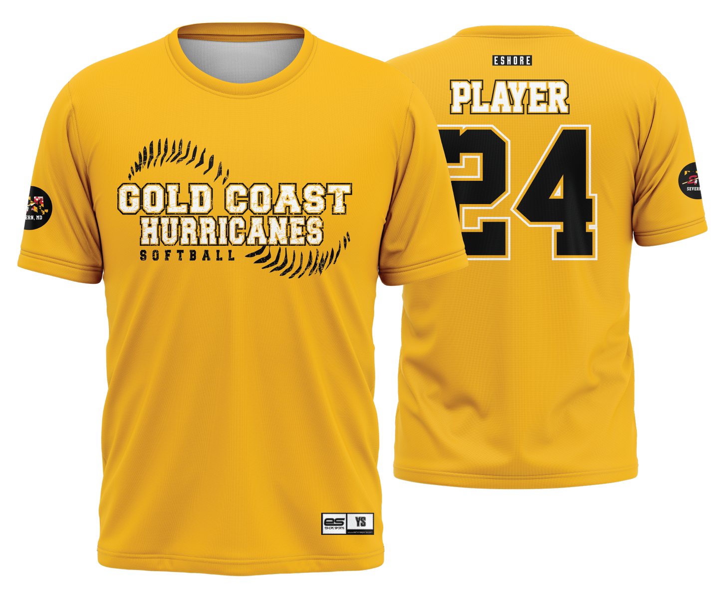 Gold Coast Hurricanes - FDS | Unisex Short Sleeve Jersey