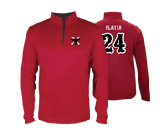 Fredrick Bulls - DTF | Men's Long Sleeve Performance 1/4 Zip