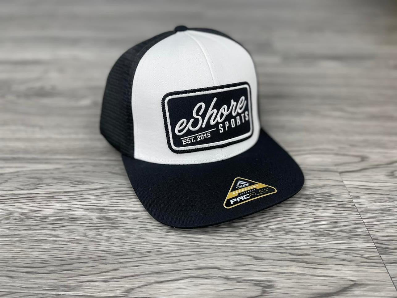 eShore White/Black Patch Hat