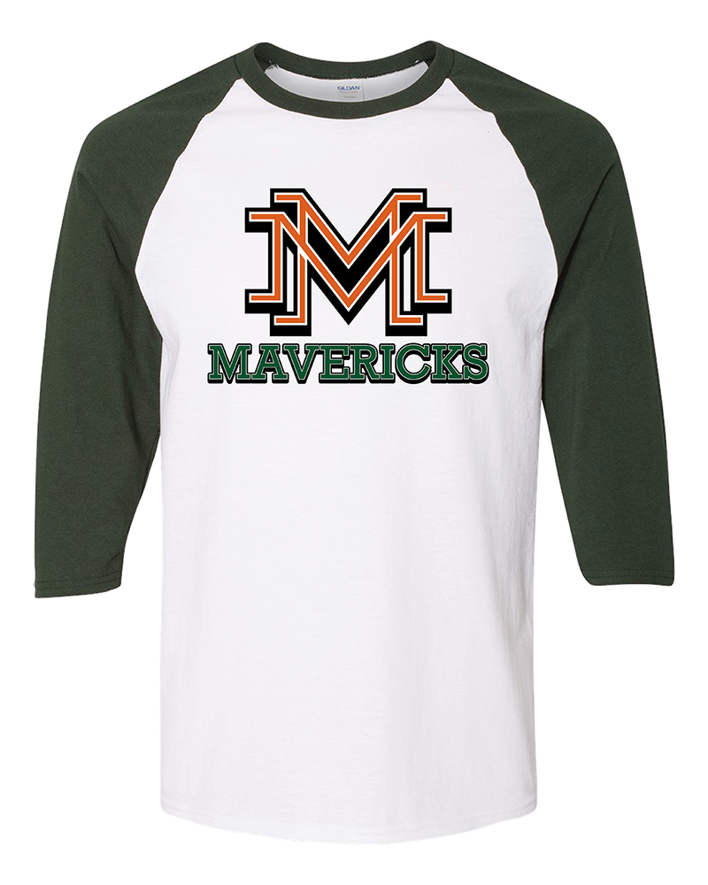 Mavericks - DTF Mens Performance Baseball Tee