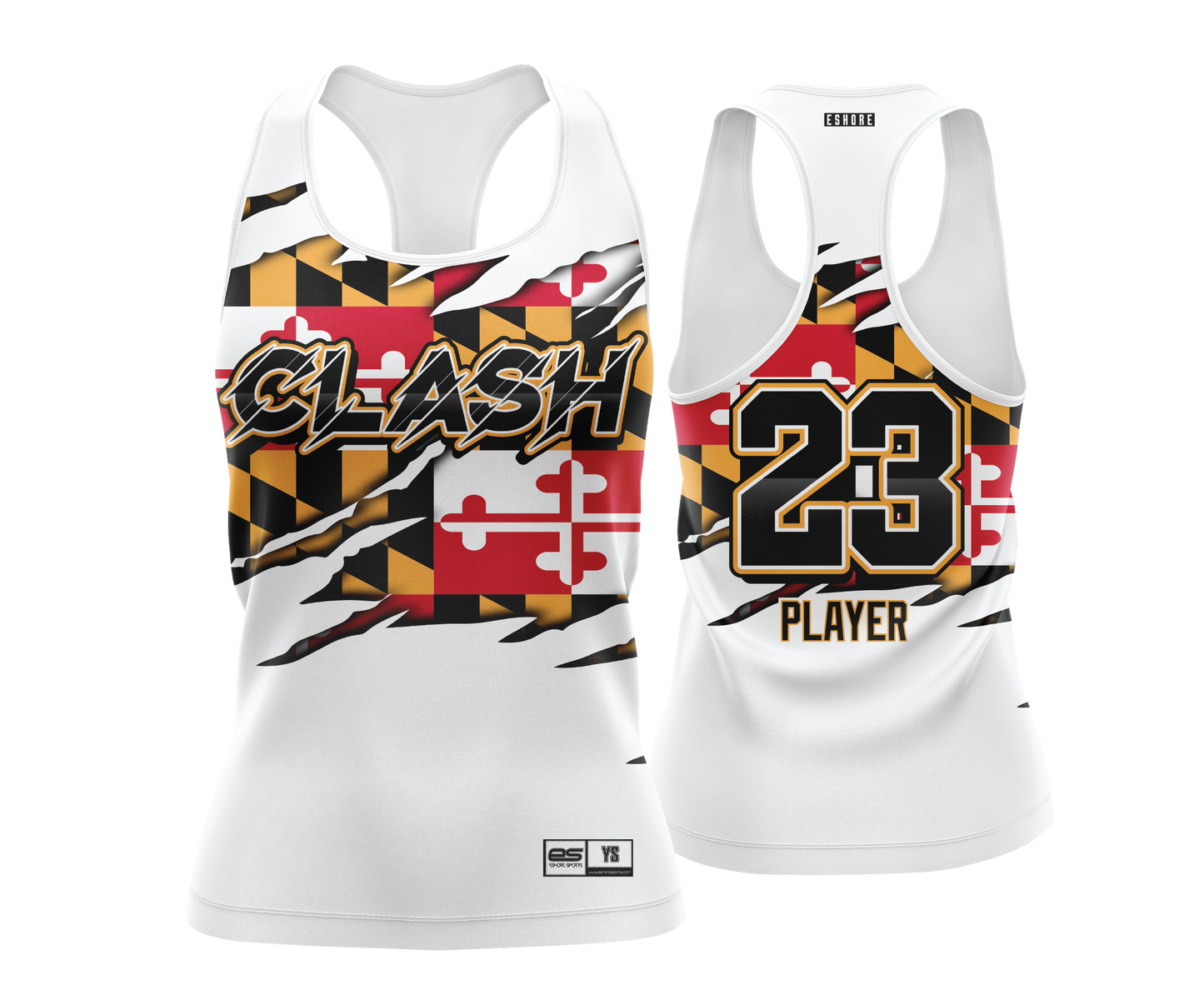 Clash - WHITE FLAG - FDS | Women's Racerback