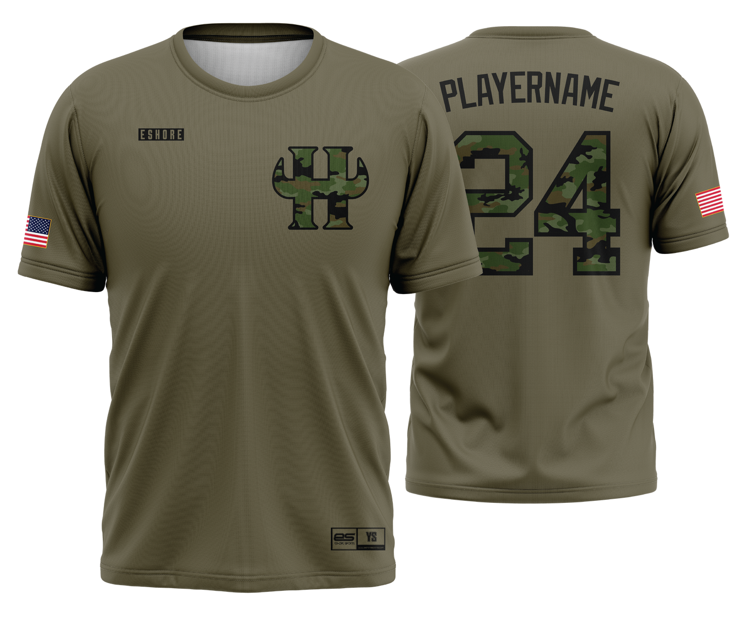 Hereford Bulls - Team Jersey (Military)