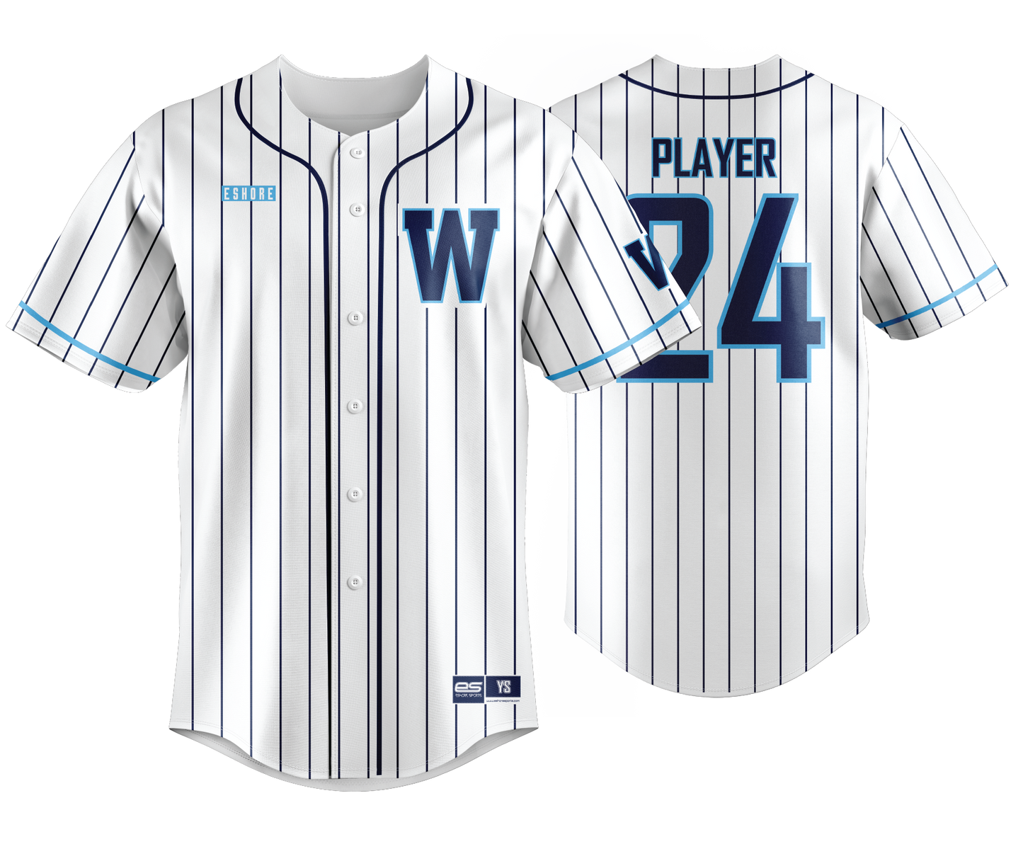 Warriors BCCC - FDS | Unisex Short Sleeve Full Button Jersey