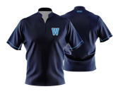 Warriors BCCC - NAVY - FDS | Unisex 1/4 Zip BP Jacket