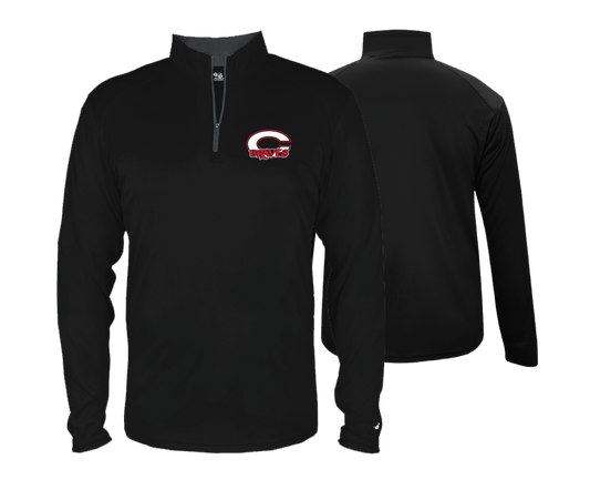 Chopticon Braves Baseball - DTF | Men's Long Sleeve Performance 1/4 Zip