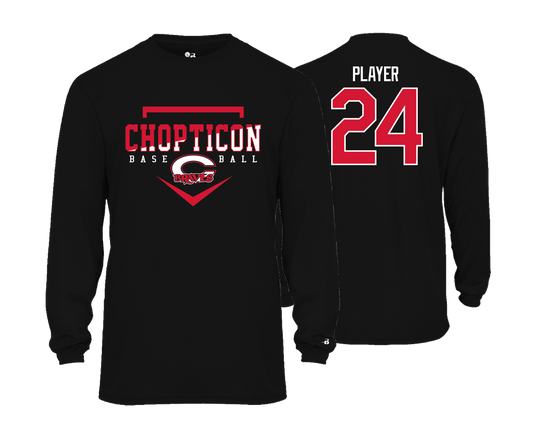 Chopticon Braves Baseball - DTF | Unisex Long Sleeve Performance Tee