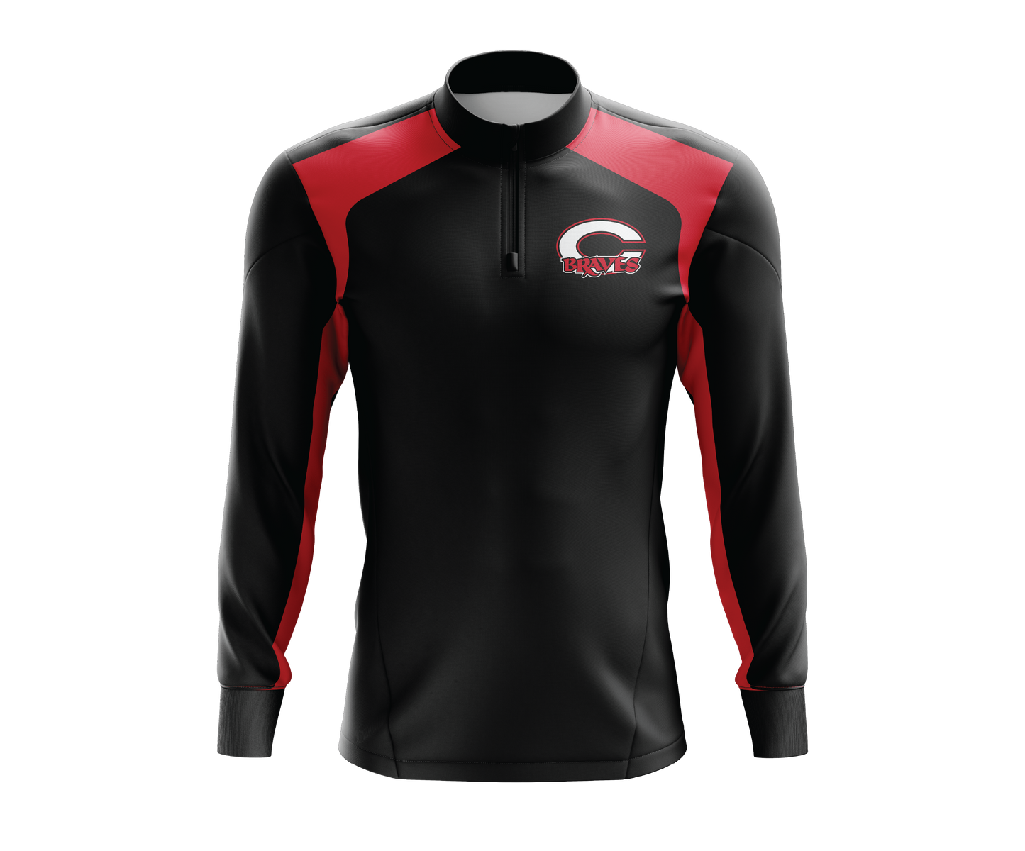 Chopticon Braves Baseball - FDS | Unisex 1/4 Zip Batting Jacket
