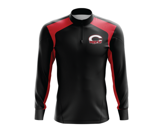 Chopticon Braves Baseball - FDS | Unisex 1/4 Zip Batting Jacket