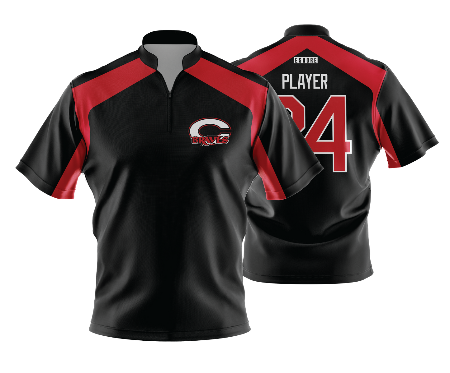 Chopticon Braves Baseball - FDS | Unisex 1/4 Zip Batting Jacket