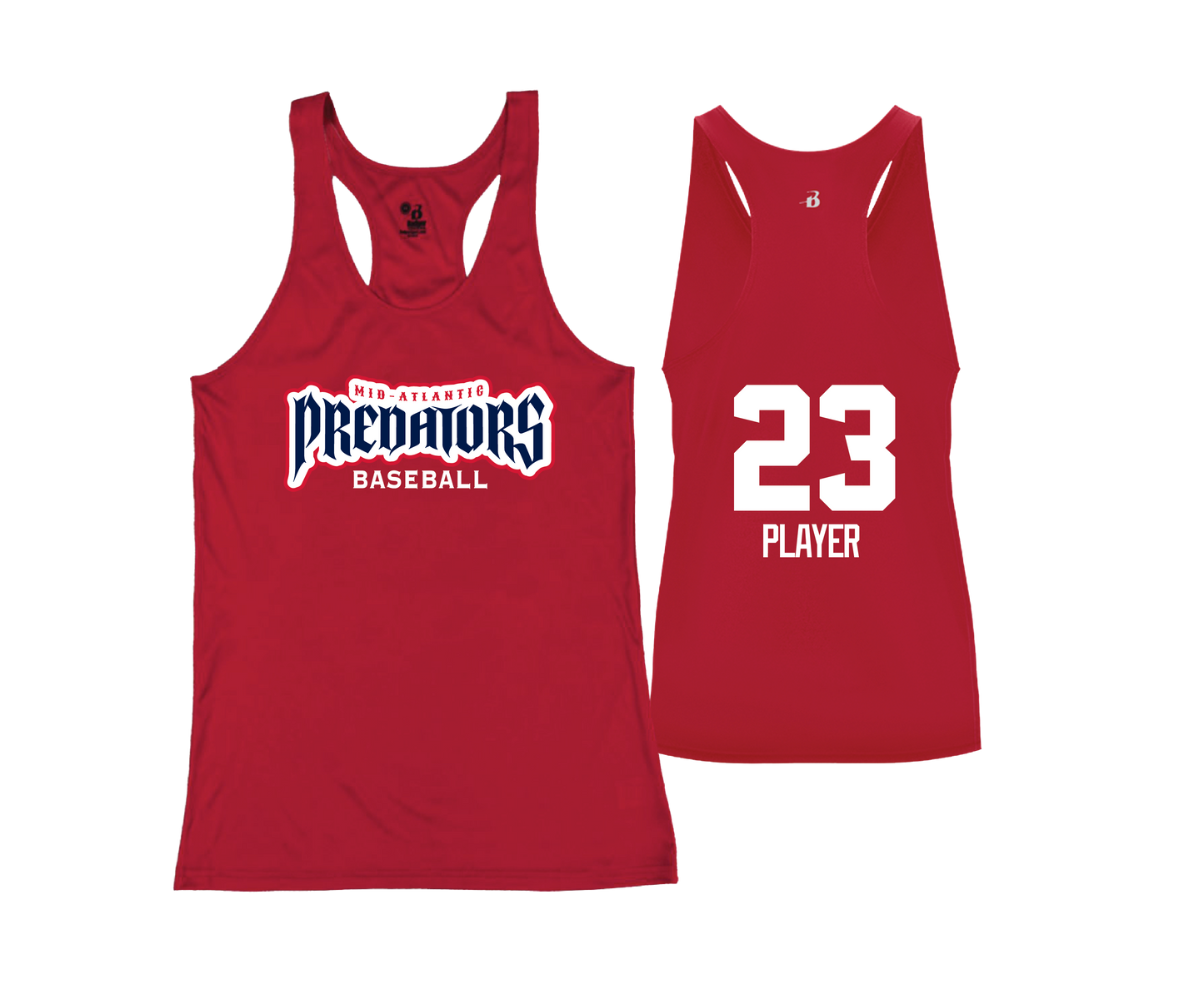 Mid Atlantic Predators - DTF | Women's Performance Racerback