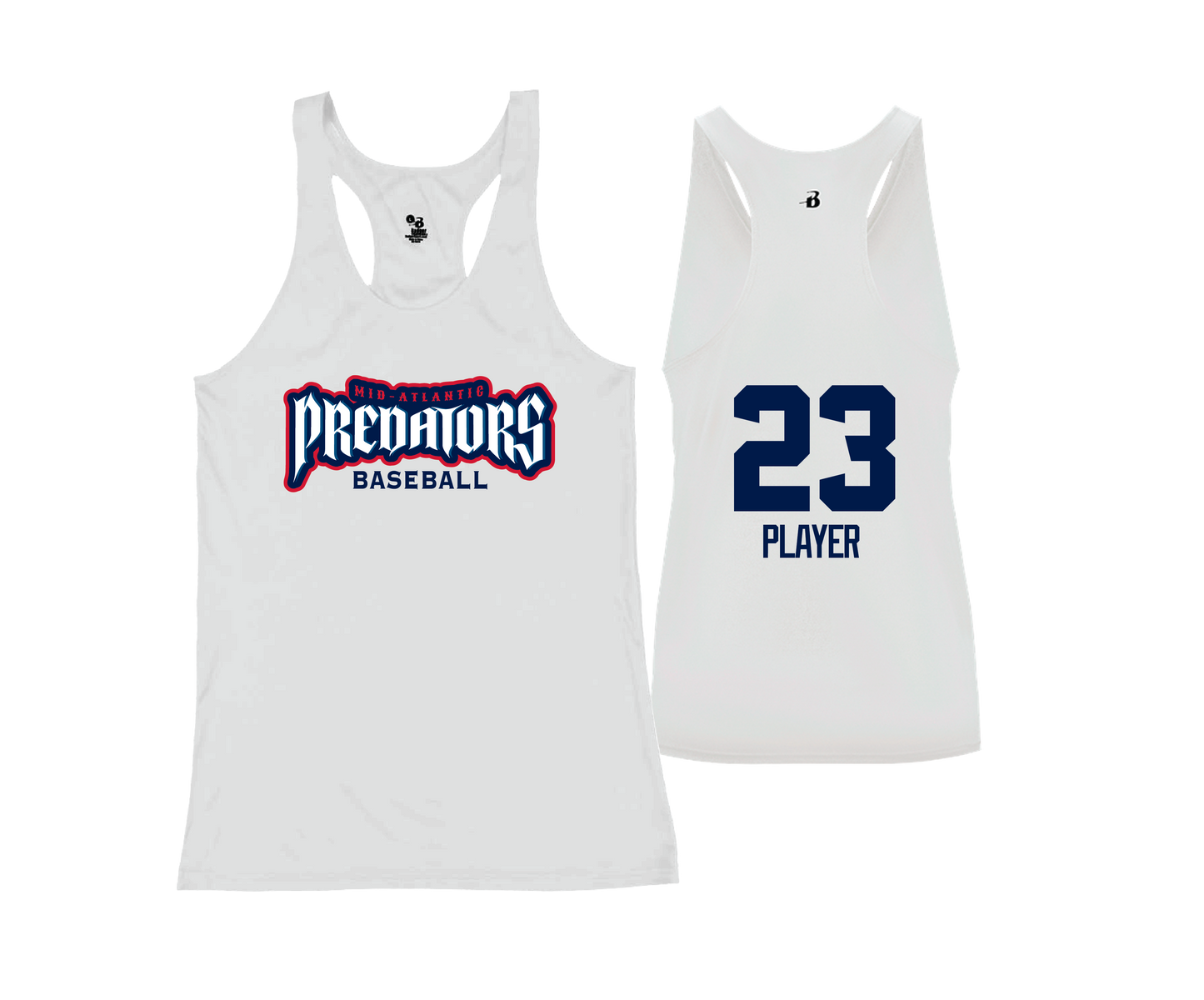 Mid Atlantic Predators - DTF | Women's Performance Racerback