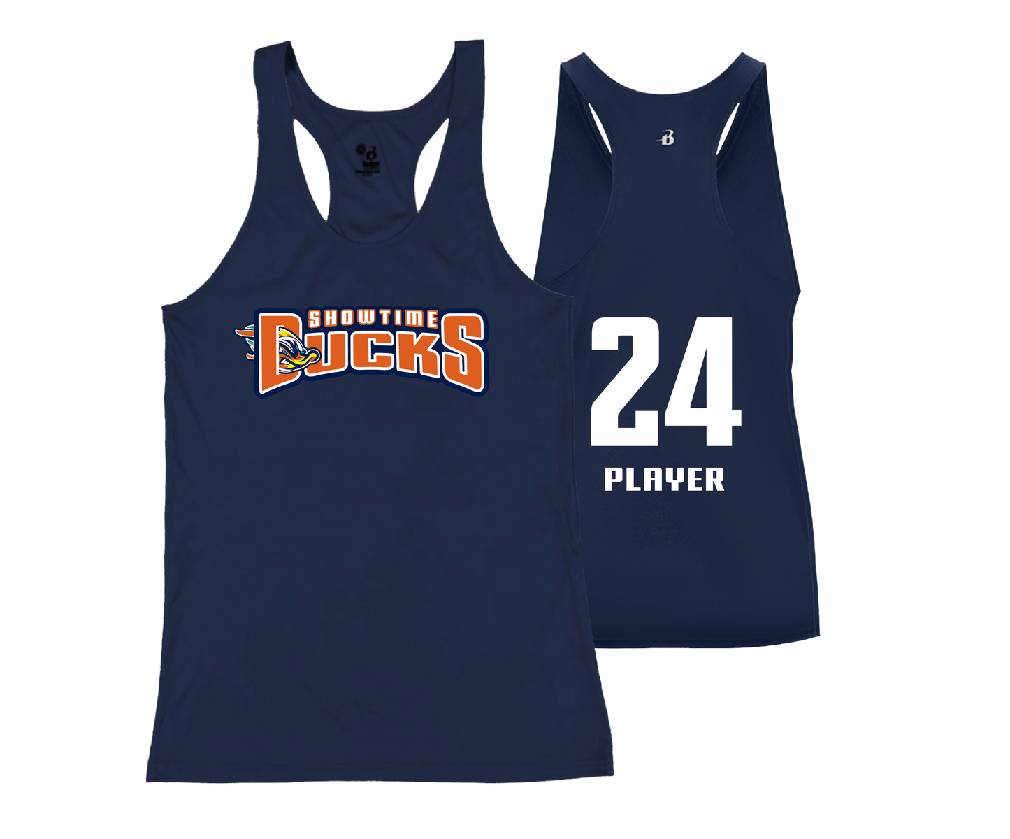 Showtime Ducks - DTF | Women's Performance Racerback