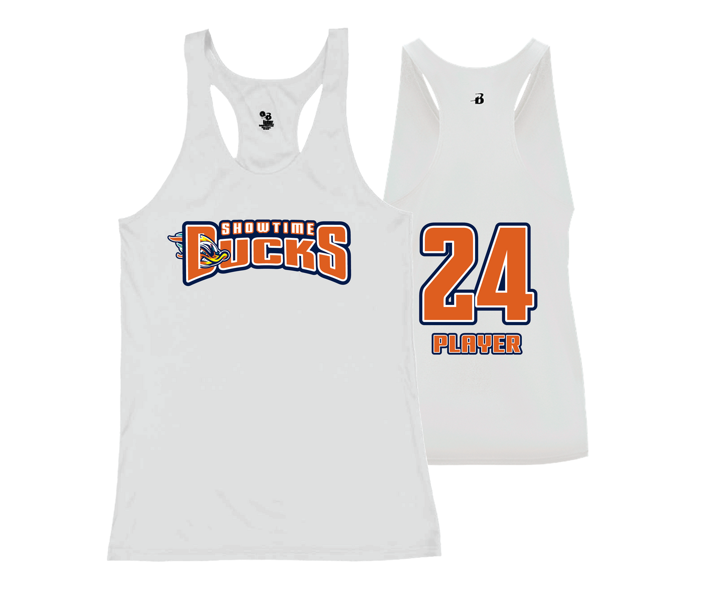 Showtime Ducks - DTF | Women's Performance Racerback
