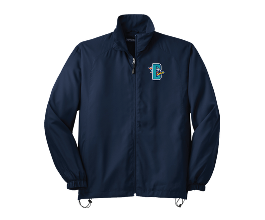 Showtime Ducks - Embroidered Full Zip Windbreaker