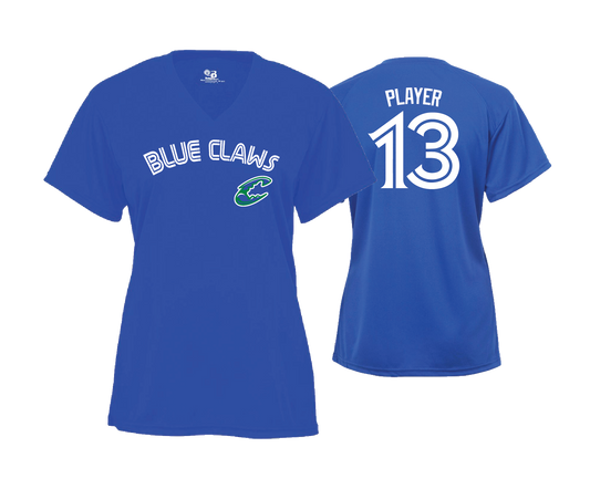 Chesapeake Blue Claws  - Women's Semi Sub (Short Sleeve) Text Tee