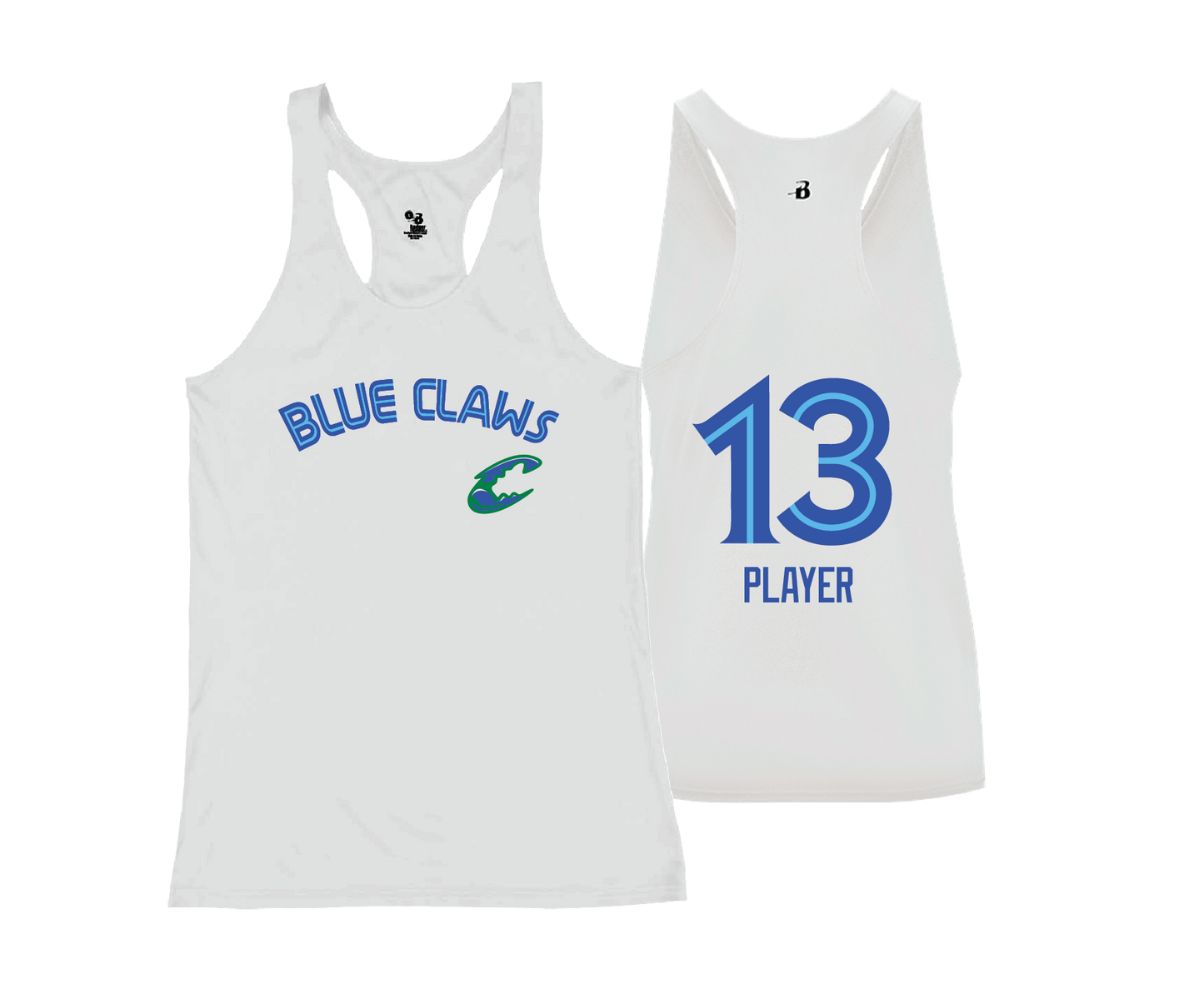 Chesapeake Blue Claws - DTF | Women's Performance Racerback