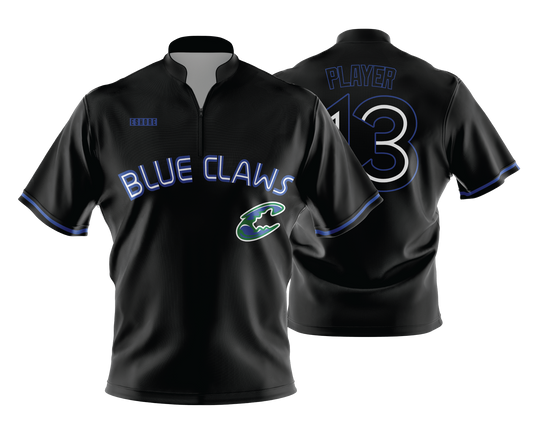 Chesapeake Blue Claws - FDS | Unisex Short Sleeve 1/4 Zip Batting Jacket