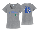 Chesapeake Blue Claws  - Women's Cotton (Short Sleeve) Text Tee