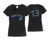 Chesapeake Blue Claws  - Women's Cotton (Short Sleeve) Text Tee