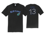 Chesapeake Blue Claws  - Cotton (Short Sleeve) Text Tee
