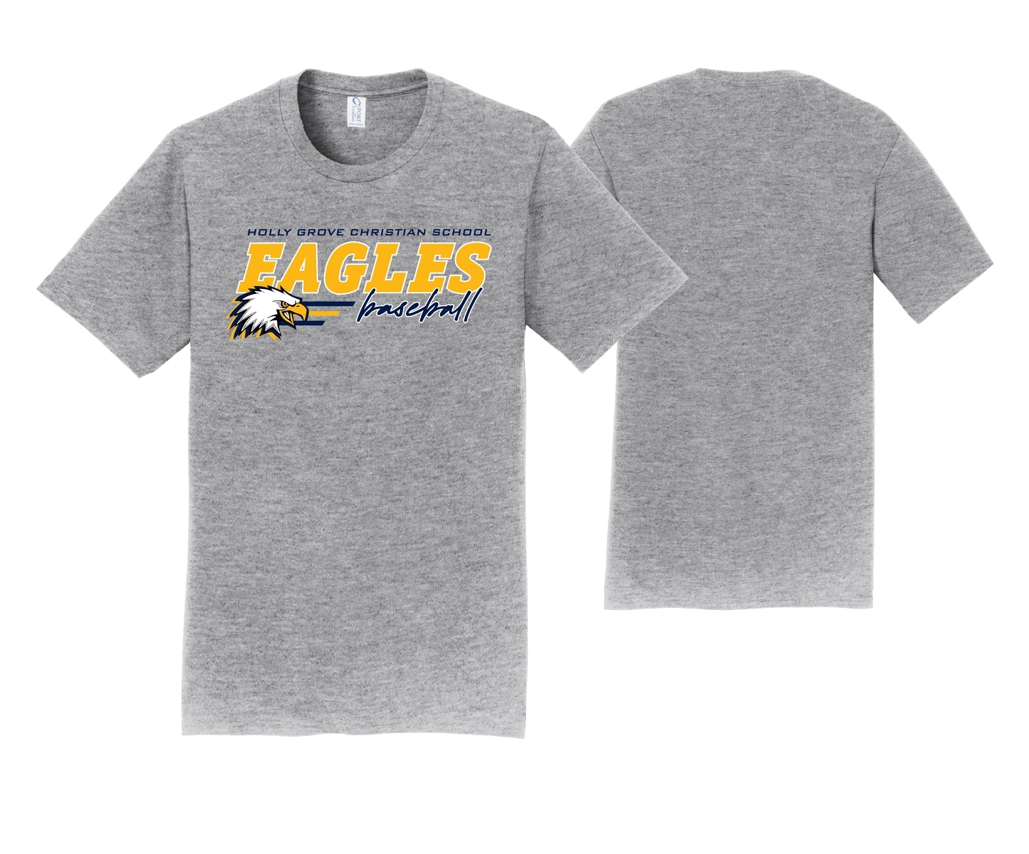 Holly Grove Christian School - Heather Grey Cotton Tees
