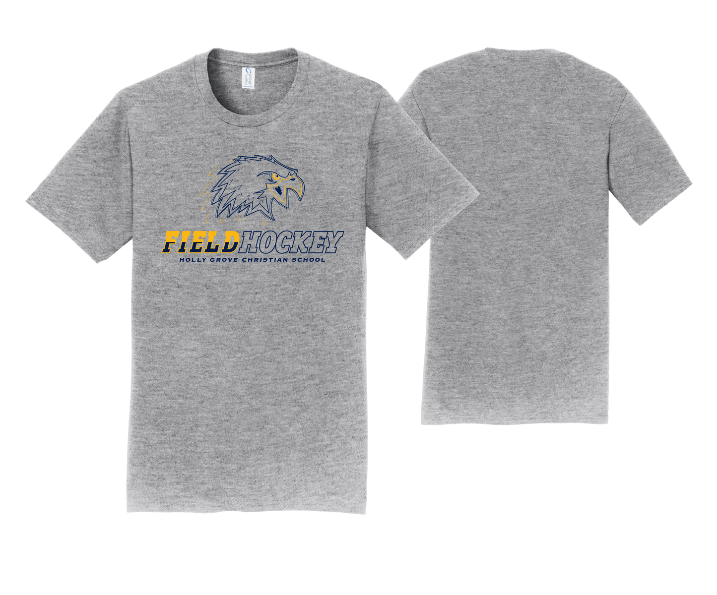 Holly Grove Christian School - Heather Grey Cotton Tees