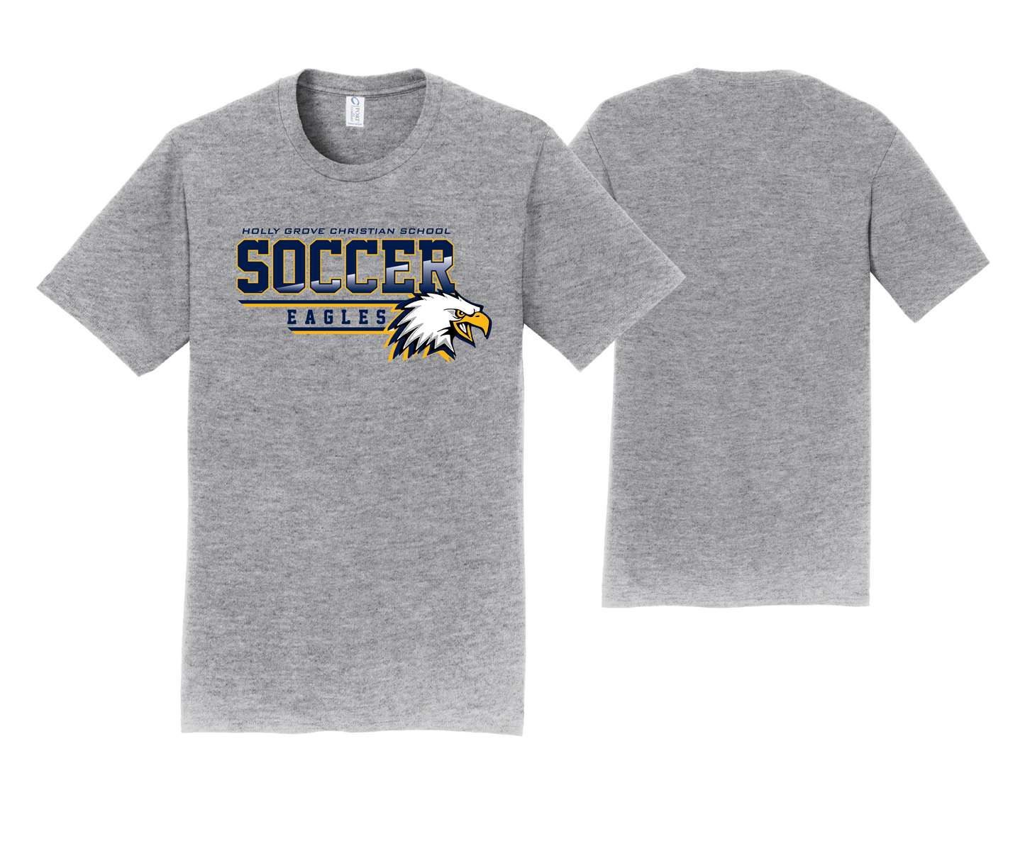 Holly Grove Christian School - Heather Grey Cotton Tees