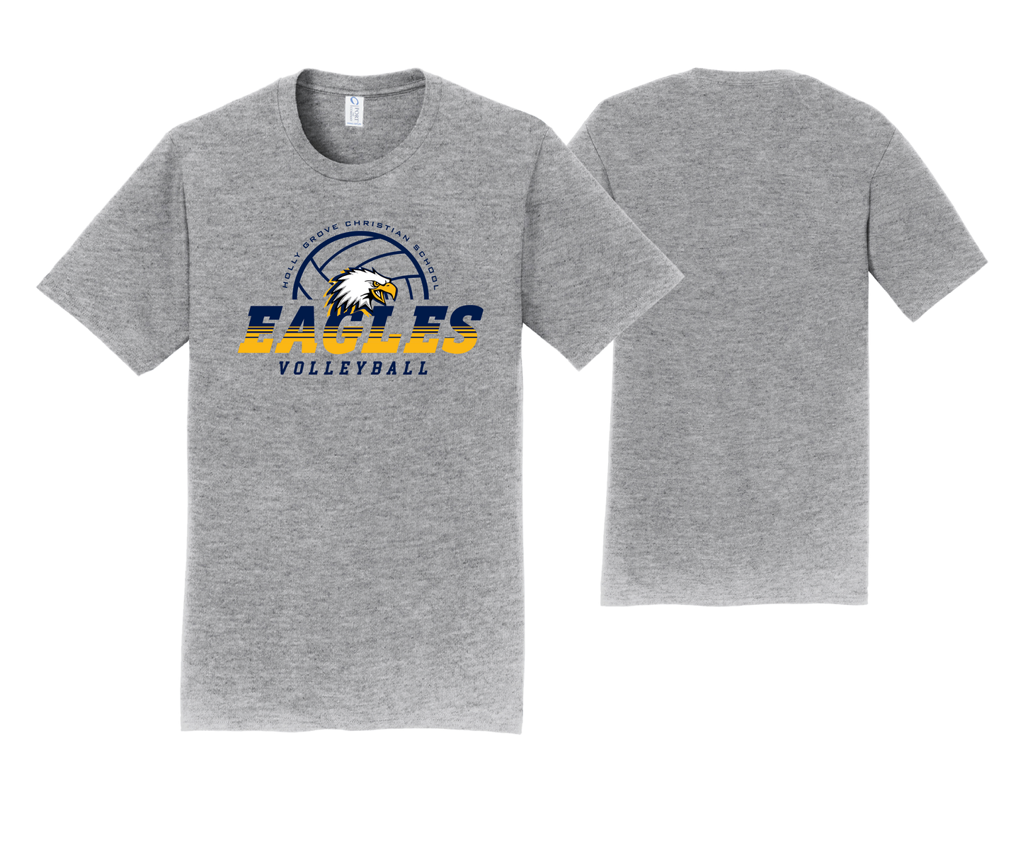 Holly Grove Christian School - Heather Grey Cotton Tees
