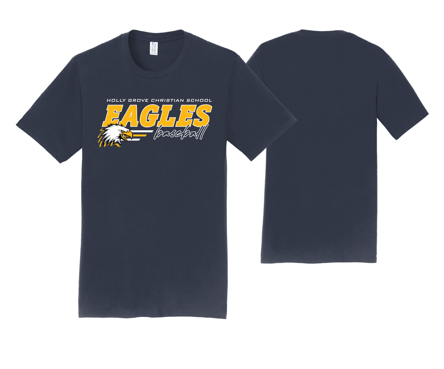 Holly Grove Christian School - Navy Cotton Tees