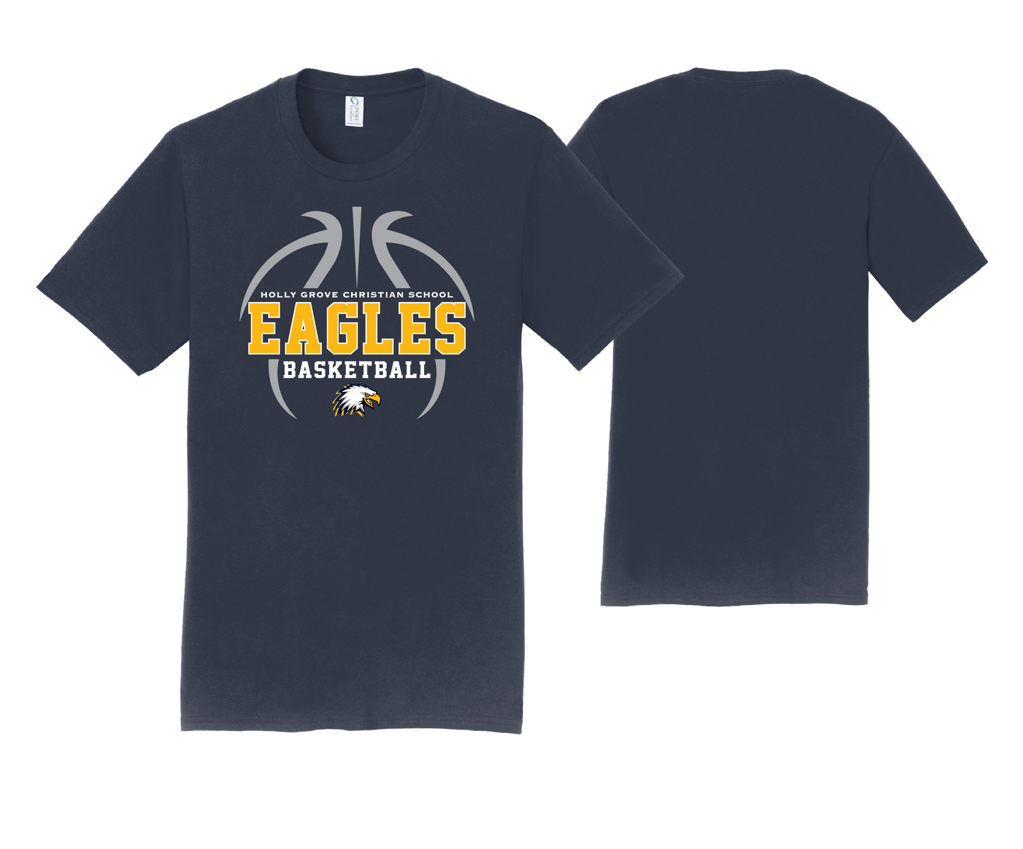 Holly Grove Christian School - Navy Cotton Tees