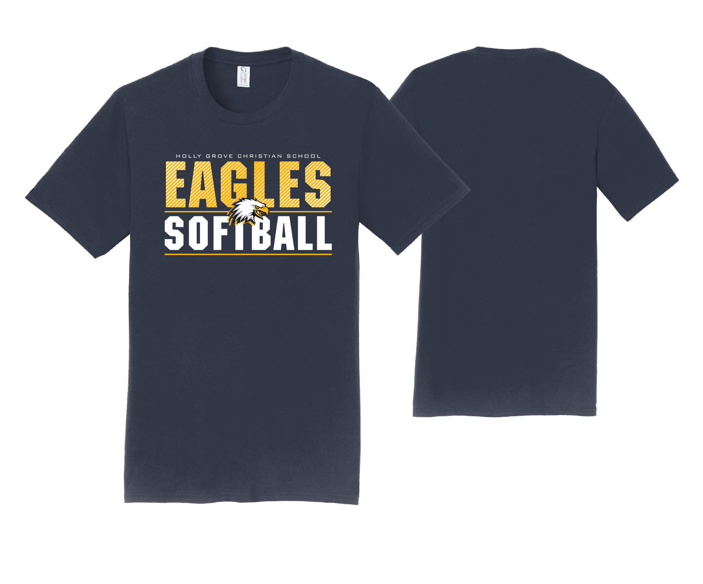 Holly Grove Christian School - Navy Cotton Tees