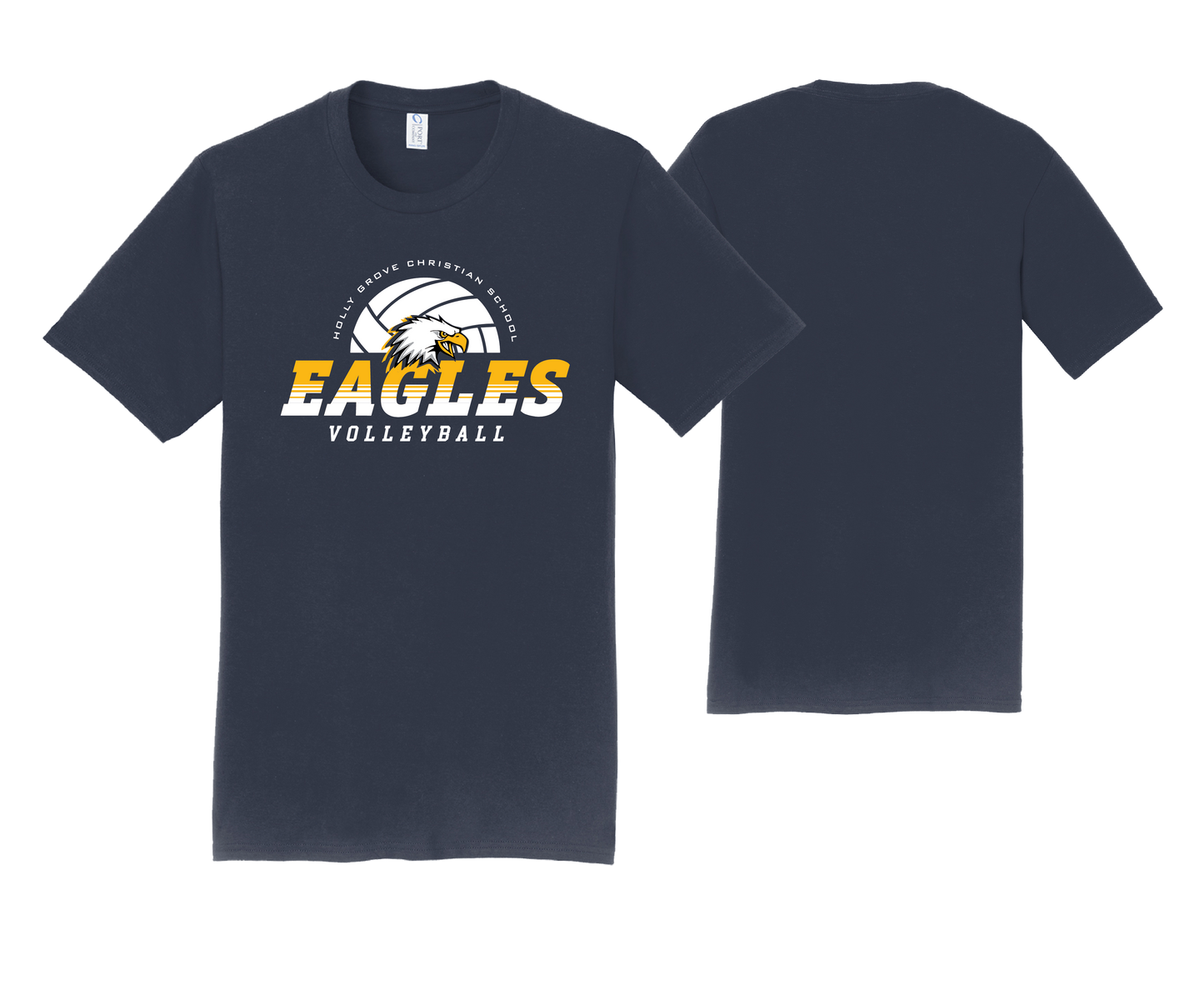 Holly Grove Christian School - Navy Cotton Tees