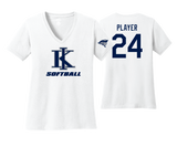 KIHS Softball Women's Team Shirt (V-Neck)