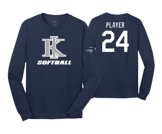 KIHS Softball - DTF | Unisex Long Sleeve Cotton Tee