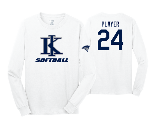KIHS Softball - DTF | Unisex Long Sleeve Cotton Tee