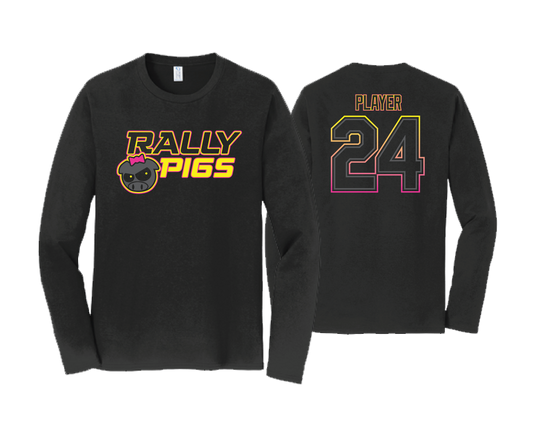 Rally Pigs - DTF | Unisex Long Sleeve Cotton Tee