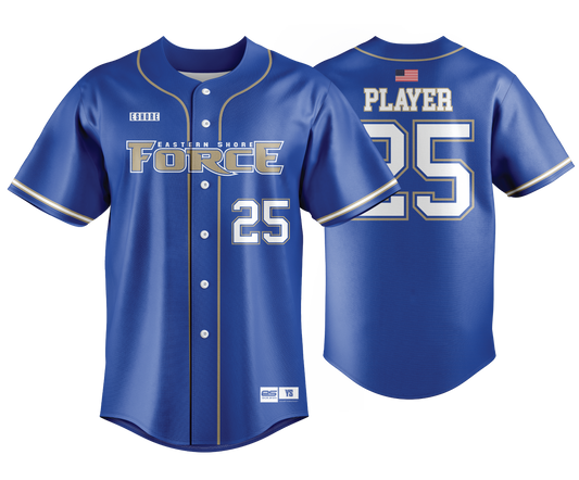 Eastern Shore Force - FDS Unisex Full Button Jersey