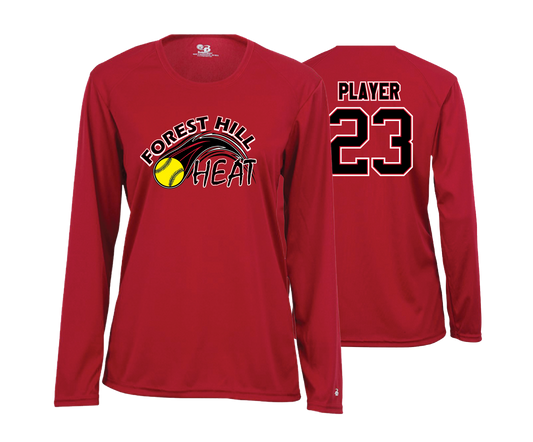Forest Hill Heat - DTF | Women's Long Sleeve Performance Tee