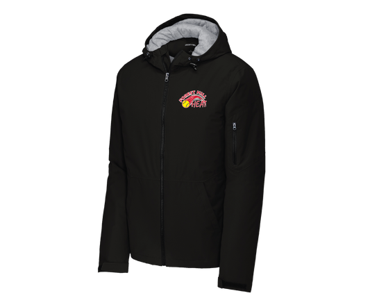 Forest Hill Heat - Embroidered Hooded Jacket