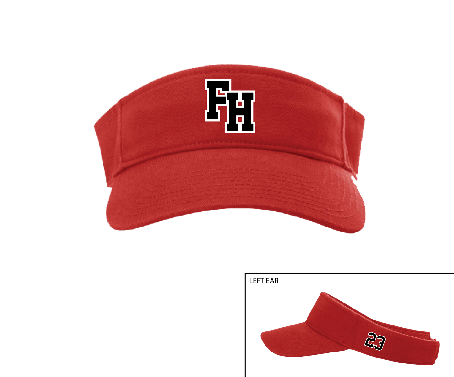 Forest Hill Heat - PERSONALIZED | Richardson R45 Visor